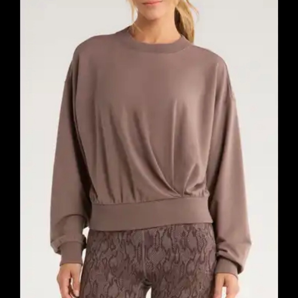 Zella Twist Workout Light Sweatshirt